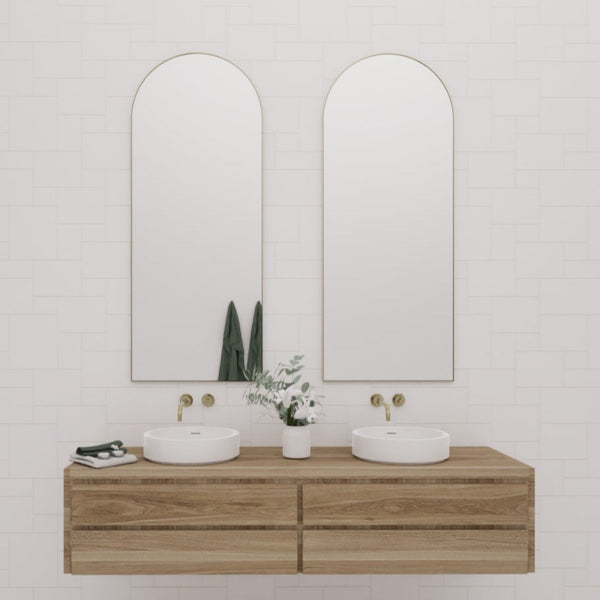 Arch Mirror, Vanity Arch Mirror 1500H x 600W | Archie Mirror Glass & Mirror Co.