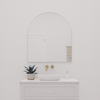 Archie Arch Mirror 900H x 800W White Frame | Glass & Mirror Co. Australia